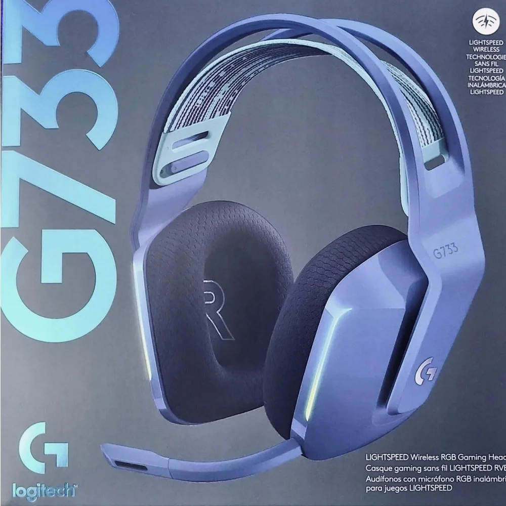 Logitech G733 Wireless Gaming Headset *NO USB DONGLE*